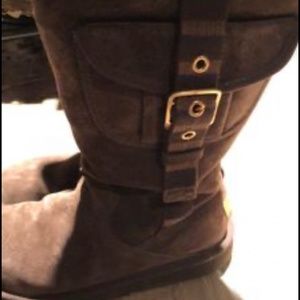 Like New-Brown UGG “1895 Retro” Cargo Tall Zip Brown Boot